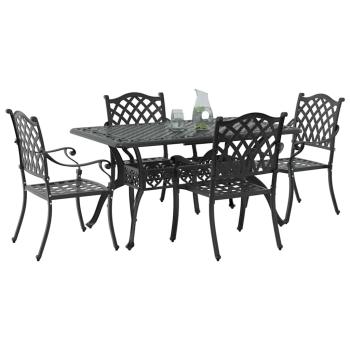 Set aus 3 Schwarz Gussaluminium Mittel Stylisches Design