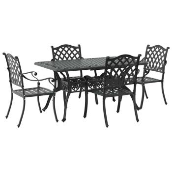 Set aus 3 Schwarz Gussaluminium Mittel Stylisches Design