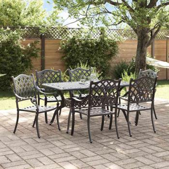 Set mit 4 Schwarz Gussaluminium 6-Sitzer Platz für viele