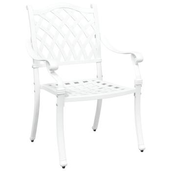 Set aus 4 Weiß Gussaluminium 6 Personen Dekorative Intarsien