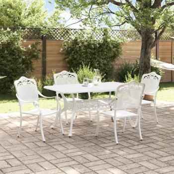   Set aus 3 Weiß Aluminium 150x90x72 cm Langlebig