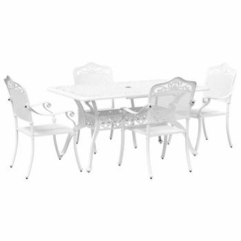   Set aus 3 Weiß Aluminium 150x90x72 cm Langlebig