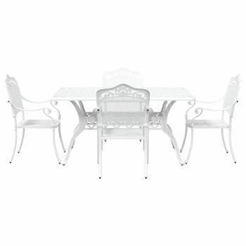   Set aus 3 Weiß Aluminium 150x90x72 cm Langlebig