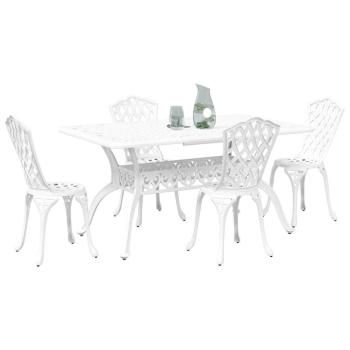 Set aus 3 Weiß Gussaluminium 150 x 90 x 72 cm Coole Muster