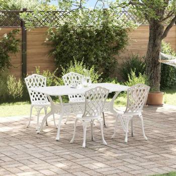 Set aus 3 Weiß Gussaluminium 150 x 90 x 72 cm Coole Muster