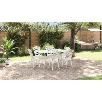 Set aus 4 Weiß Gusseisen 150 cm x 90 cm x 72 cm
