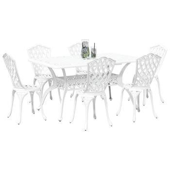 Set aus 4 Weiß Gusseisen 150 cm x 90 cm x 72 cm