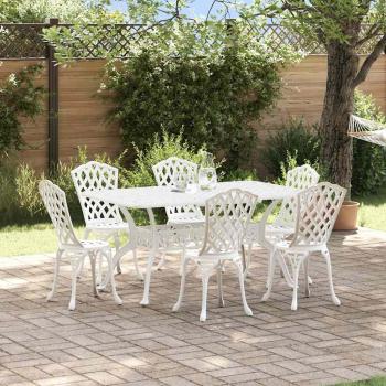 Set aus 4 Weiß Gusseisen 150 cm x 90 cm x 72 cm
