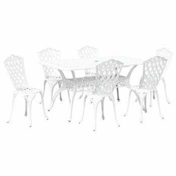 Set aus 4 Weiß Gusseisen 150 cm x 90 cm x 72 cm