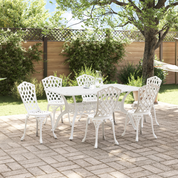 Set aus 4 Weiß Gusseisen 150 cm x 90 cm x 72 cm