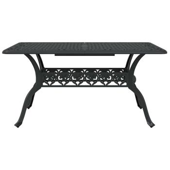 Set aus 3 Schwarz Gussaluminium 150x90x72 cm Langlebig