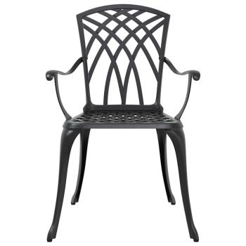 Set aus 3 Schwarz Gussaluminium 150x90x72 cm Langlebig
