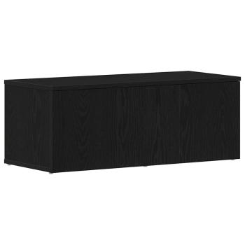 TV-Schrank aus schwarzer Eiche, 80x34x30 cm, aus Holzwerkstoff