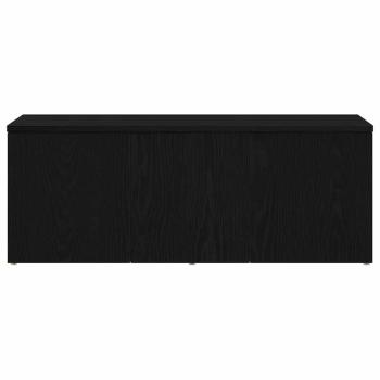 TV-Schrank aus schwarzer Eiche, 80x34x30 cm, aus Holzwerkstoff