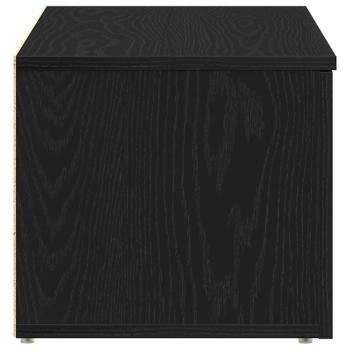 TV-Schrank aus schwarzer Eiche, 80x34x30 cm, aus Holzwerkstoff