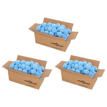 ARDEBO.de - Pool-Filterbälle Antibakteriell Blau 2100 g Polyethylen