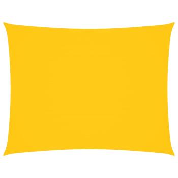 Sonnensegel Oxford-Gewebe Rechteckig 6x8 m Gelb