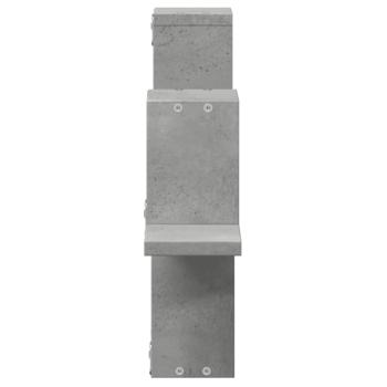 Wandregal Betongrau 104,5x10x43 cm Holzwerkstoff