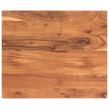 ARDEBO.de - Tischplatte 60x50x2,5 cm Rechteckig Massivholz Akazie