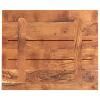 Tischplatte 60x50x2,5 cm Rechteckig Massivholz Akazie