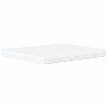Bett mit Matratze Blau 160x200 cm Samt