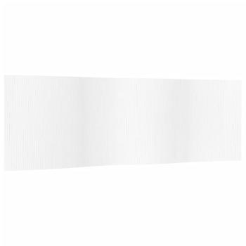 Paravent Weiß 165x600 cm Bambus