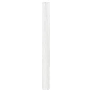 Paravent Weiß 165x600 cm Bambus
