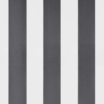 Markise Einziehbar Anthrazit und Weiß 4,5x3 m Stoff & Aluminium