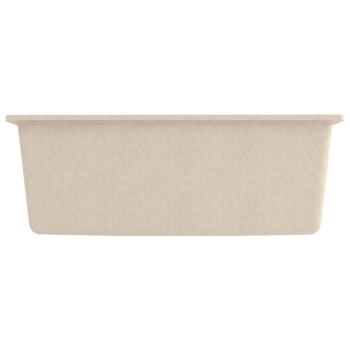 Küchenspüle mit Überlauf Beige Granit