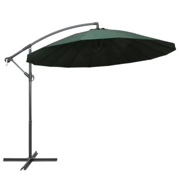 ARDEBO.de - Ampelschirm Grün 3 m Aluminium-Mast