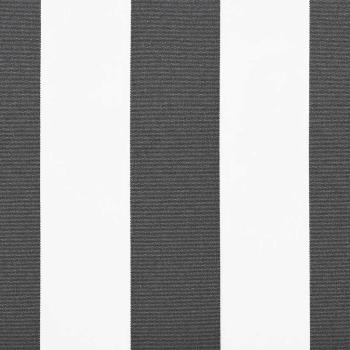Markise Einziehbar Anthrazit und Weiß 4,5x3 m Stoff & Aluminium