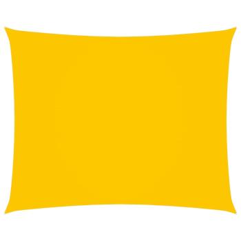 Sonnensegel Oxford-Gewebe Rechteckig 3,5x4,5 m Gelb