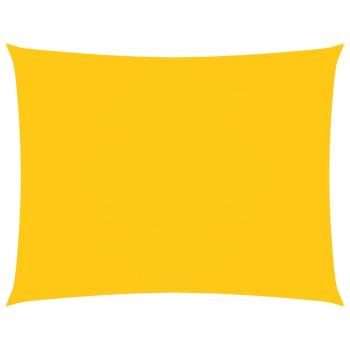 Sonnensegel Oxford-Gewebe Rechteckig 3,5x4,5 m Gelb