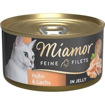 ARDEBO.de Miamor Dose Feine Filets Lachs & Huhn in Jelly 100g