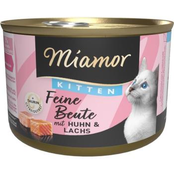 ARDEBO.de Miamor Dose Feine Beute Kitten Huhn & Lachs 185g