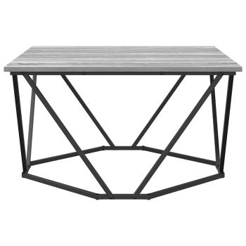 Grauer Sonoma Holz, Metall Mittel Modern Couchtisch