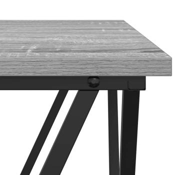 Grauer Sonoma Holz, Metall Mittel Modern Couchtisch