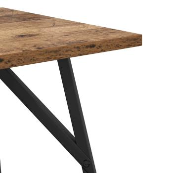 Beistelltisch 2er Set aus altem Holzwerkstoff und Metall