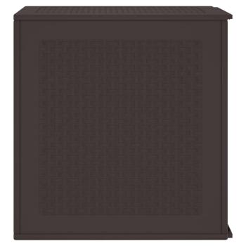 Gartenlagerbox Braun 55x53x57 cm PP