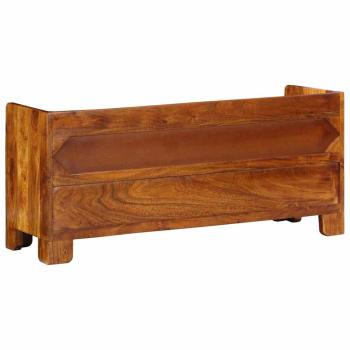 Schuhbank 100x35x45 cm aus massivem Akazienholz