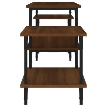 TV-Schrank Braun Eichen-Optik 117x35x52 cm Holzwerkstoff