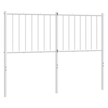 Kopfteil Metall Weiß 120 cm