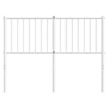 Kopfteil Metall Weiß 120 cm