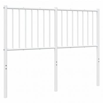 Kopfteil Metall Weiß 120 cm