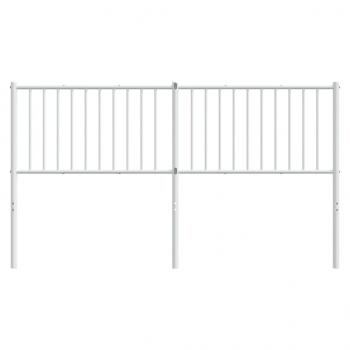 Kopfteil Metall Weiß 160 cm