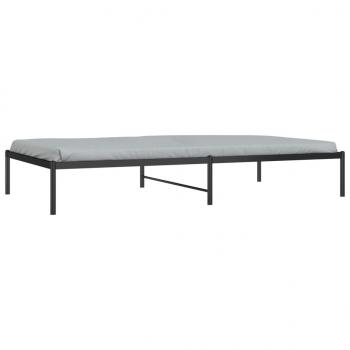 Bettgestell Metall Schwarz 107x203 cm