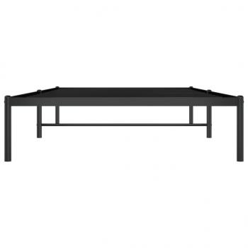 Bettgestell Metall Schwarz 107x203 cm