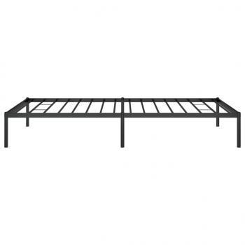 Bettgestell Metall Schwarz 107x203 cm