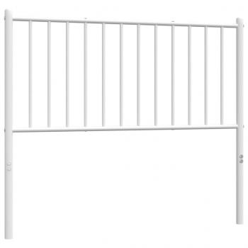 Kopfteil Metall Weiß 100 cm