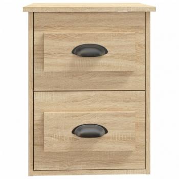 Wand-Nachttische 2 Stk. Sonoma-Eiche 41,5x36x53 cm